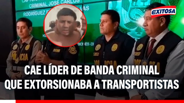 Capturan a cabecilla de 'Los Amigos del Sur', banda criminal que extorsionaba a transportistas