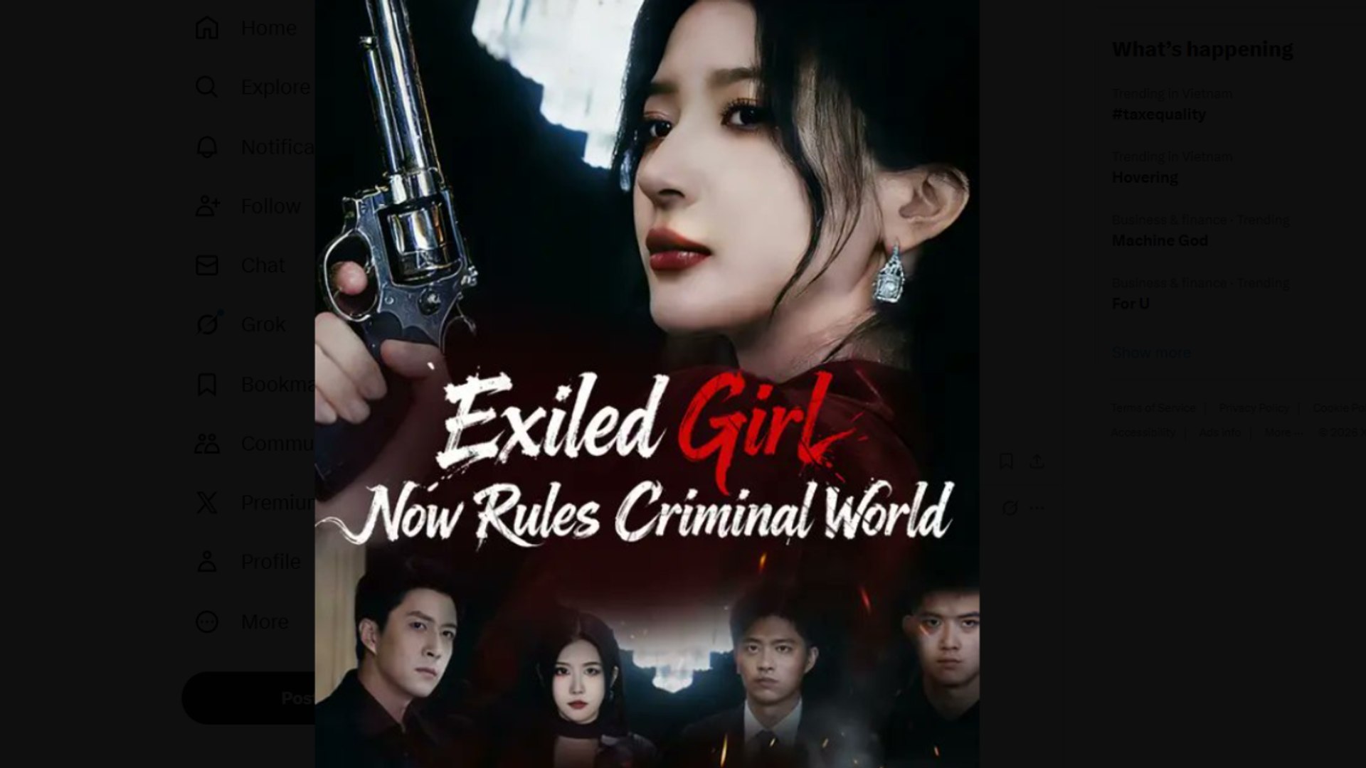 Exiled Girl Now Rules Criminal World Drama Movies