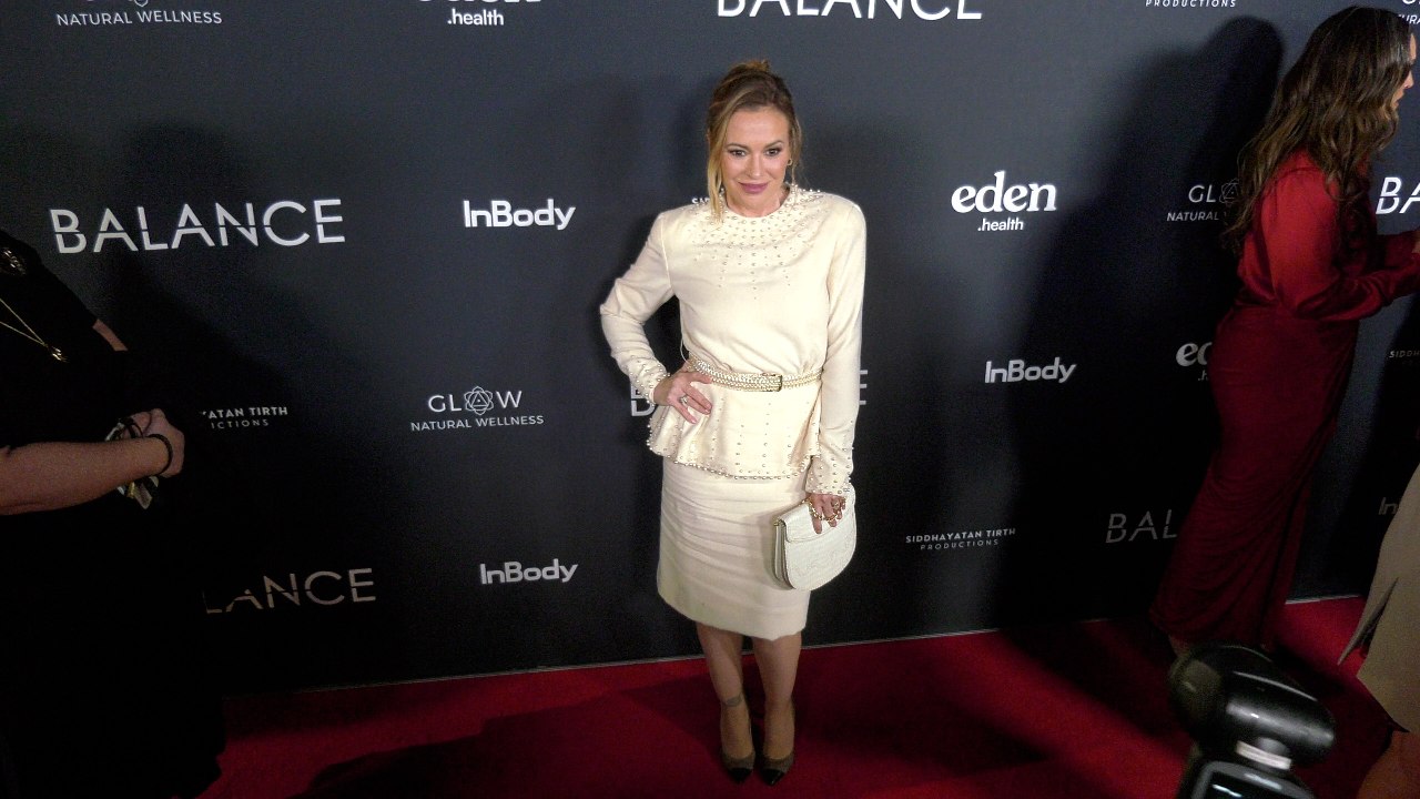 Alyssa Milano "Balance: A Perimenopause Journey" Red Carpet Premiere | Arrivals