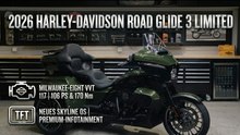 Technik & Komfort vereint | 2026 Harley-Davidson Road Glide 3 Limited