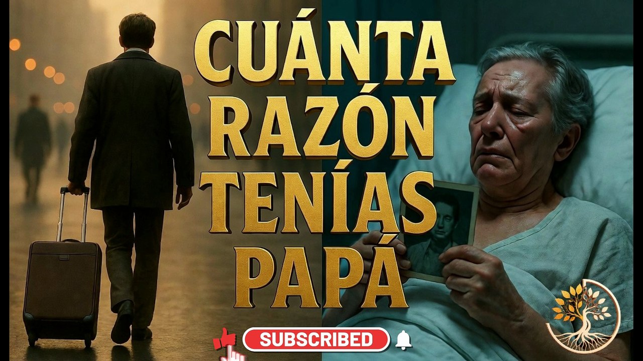 CUANTA RAZON  TENIAS PAPA -- REFLEXION