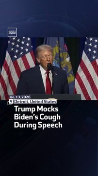 Trump Mocks Biden’s Cough During Speech