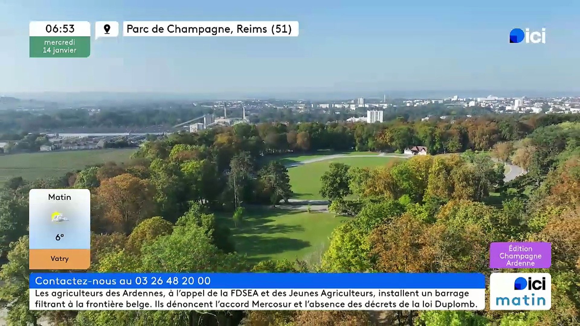 ⁣14/01/2026 - ici matin par ici Champagne-Ardenne en vidéo