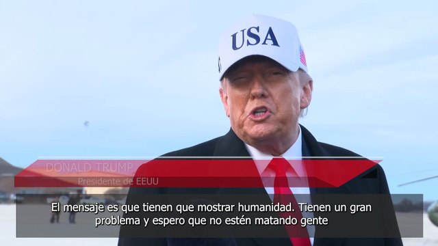 Trump pide a Irán a mostrar humanidad mientras que el Gobierno iraní le acusa ante la ONU