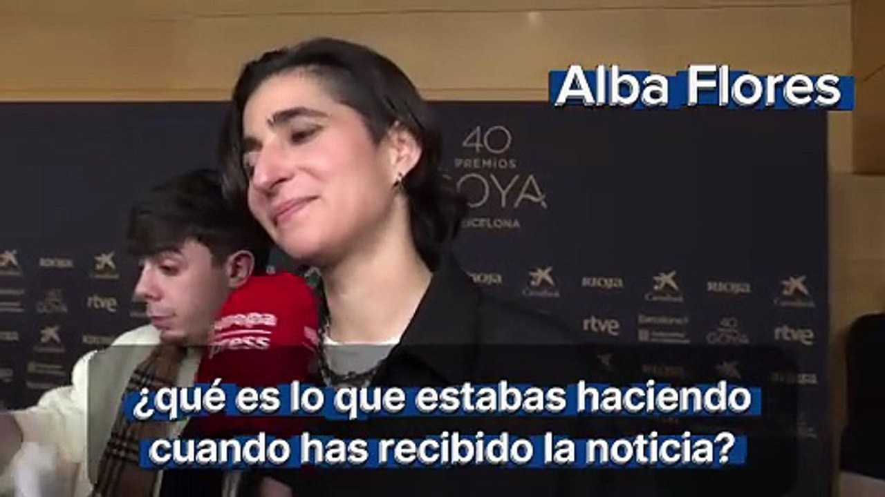 Alba Flores explica cómo fue el momento en el que se enteró de la nominación a los Goya por el documental a su padre, 'Flores para Antonio'