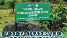 Mengenal Gunung Kappire, Surga Tersembunyi di Kabupaten Barru