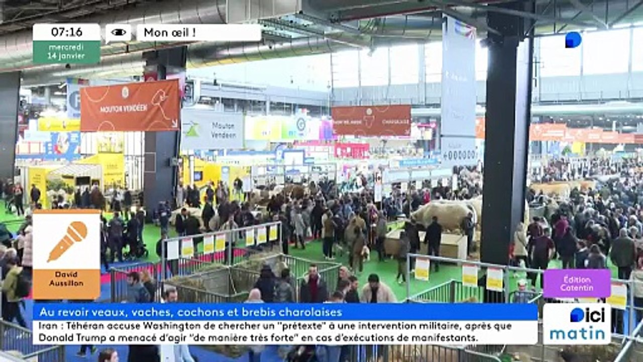 14/01/2026 - ici matin par ici Cotentin en vidéo