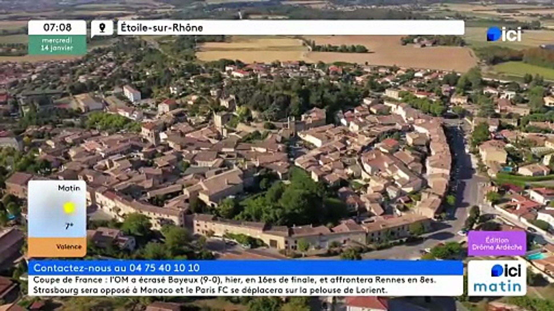 ⁣14/01/2026 - ici matin par ici Drôme Ardèche en vidéo