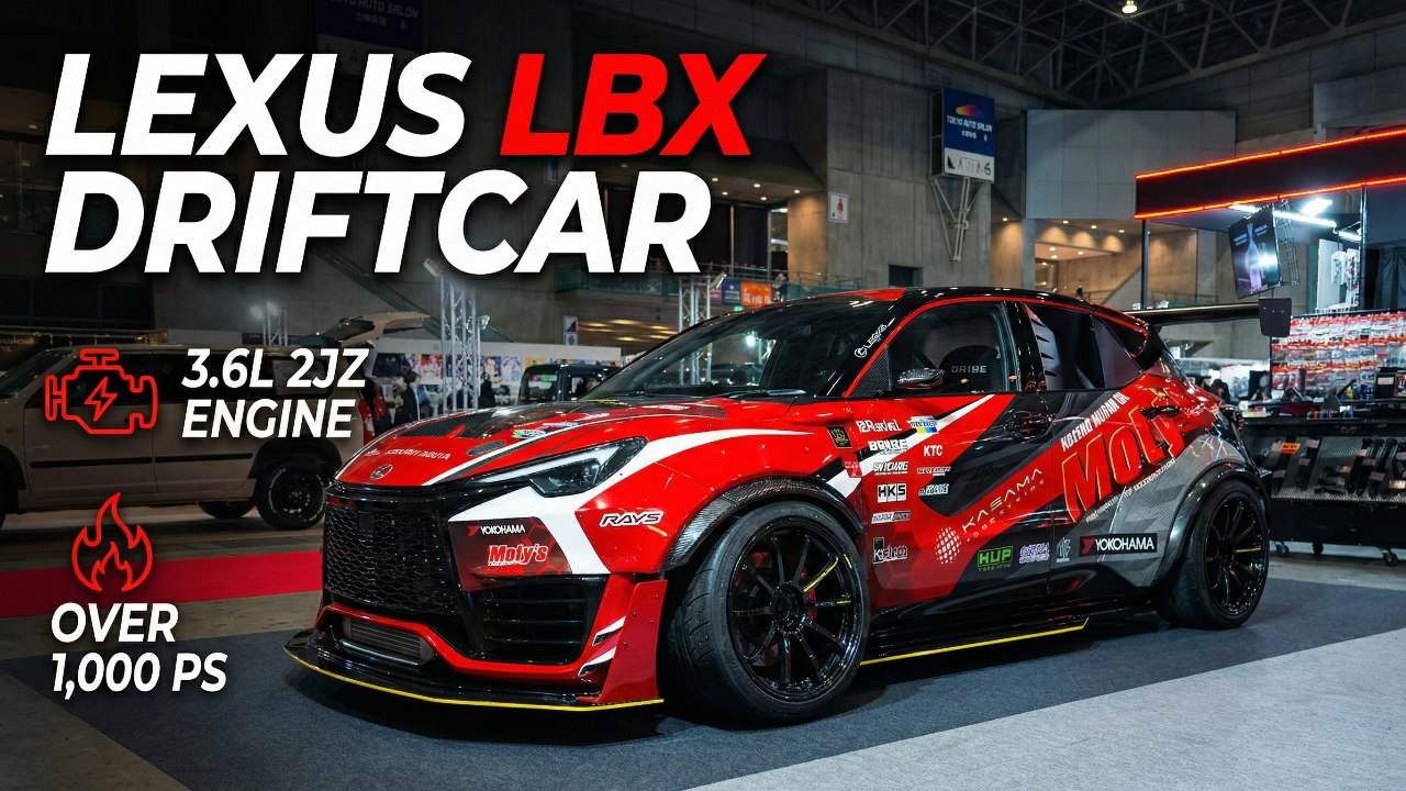 Drift-Upgrade: Kazama Lexus LBX Driftcar mit 2JZ und +1.000 PS