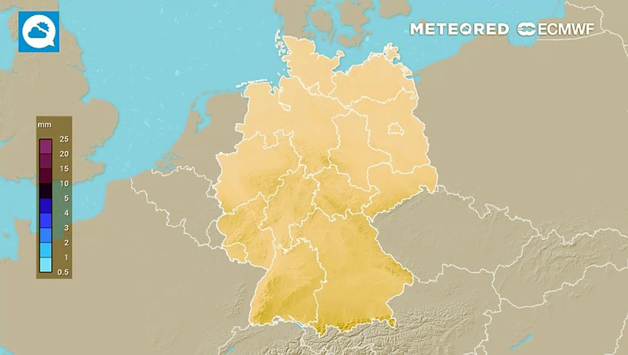 Es fällt zwar Regen, doch die Summen sind gering!