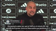 Rajada de Guardiola sobre el VAR tras ganar al Newcastle