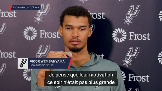 Spurs - Wembanyama : La motivation du Thunder n'était pas plus grande