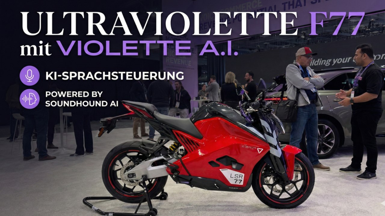 Die neue Ultraviolette F77: Jetzt redet dein Motorrad mit dir