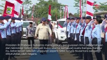 Bangsa Maju Bertumpu pada Iptek, Prabowo Dorong Perbanyak SMA Unggulan Seperti Taruna Nusantara