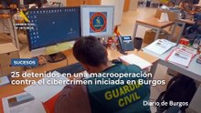 25 detenidos en una macrooperación contra el cibercrimen iniciada tras varias denuncias en Burgos