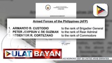 Ad interim appointments sa hanay ng AFP, isinumite na ni PBBM sa CA