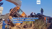 Katastrofa pociągu w Tajlandii: dźwig zawalił się na pociąg na północ od Bangkoku, dziesiątki zabitych i rannych