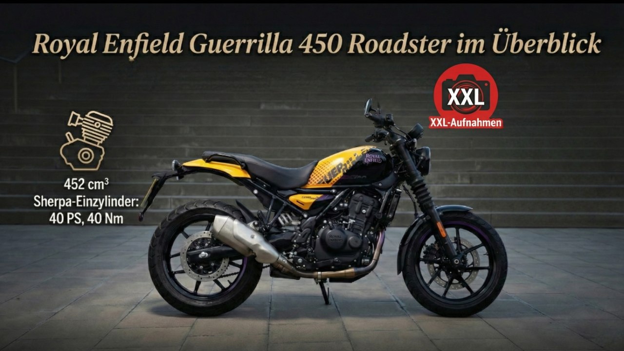 2025 Royal Enfield Guerrilla 450: Technik, Varianten, Design