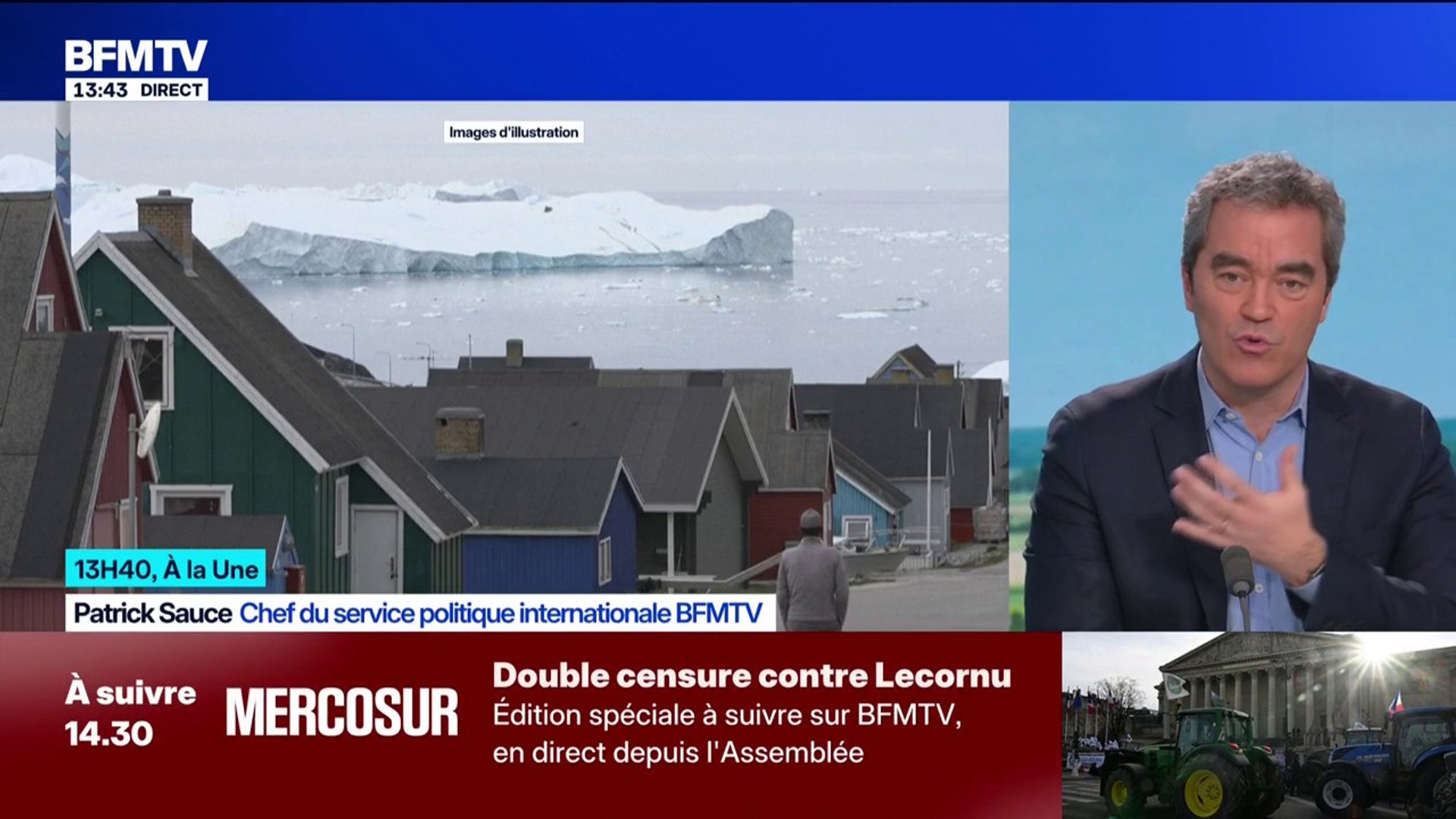 Macron prévient qu'une violation de la souveraineté du Groenland entraînerait des
