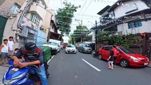 Notre Dame Street in Quezon City in the Philippines