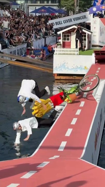 Red Bull Flugtag - Bike Ramp Fails & Highlights