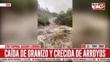 Alerta por la impresionante crecida de ríos y arroyos en Córdoba
