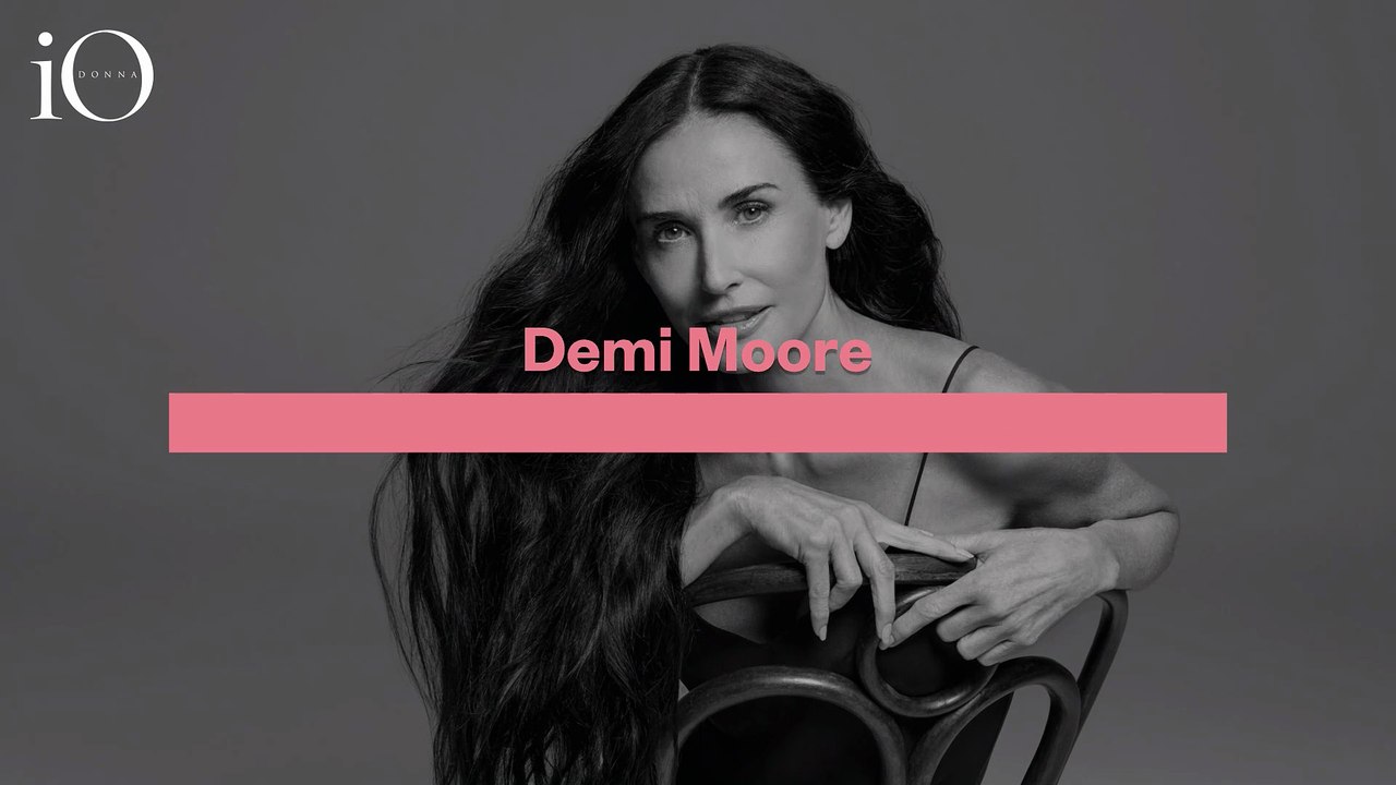 Demi Moore è la nuova musa dai lunghi capelli nero corvino di Kérastase