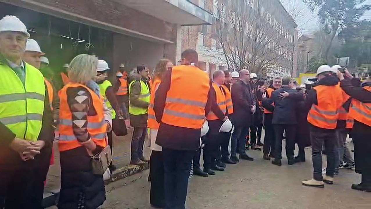 El presidente de Castilla-La Mancha visita el desarrollo de las obras del Campus Universitario Las Cristinas