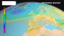 Mercoledì 14 gennaio 2026, geopotenziale a 500 hPa
