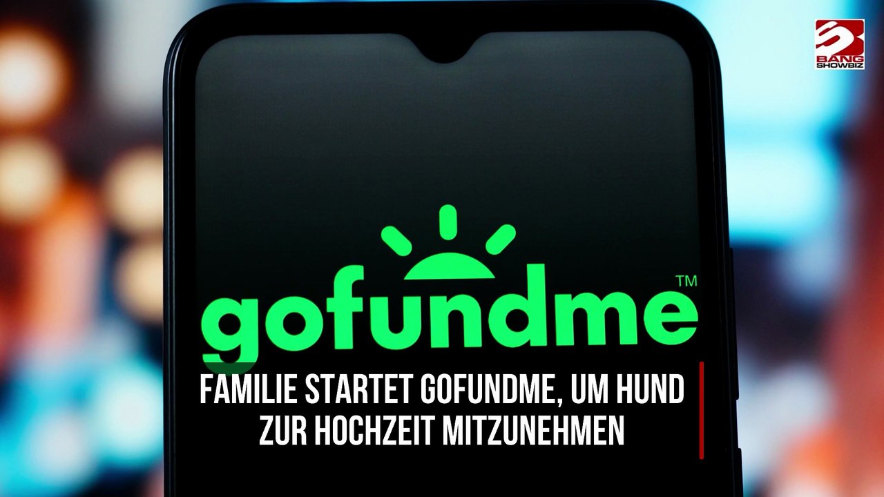Familie startet GoFundMe, um Hund zur Hochzeit mitzunehmen