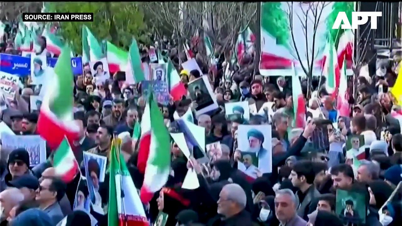 WATCH: Mourners Hold Funeral for Iranian Security Forces Killed in Unrest | APT