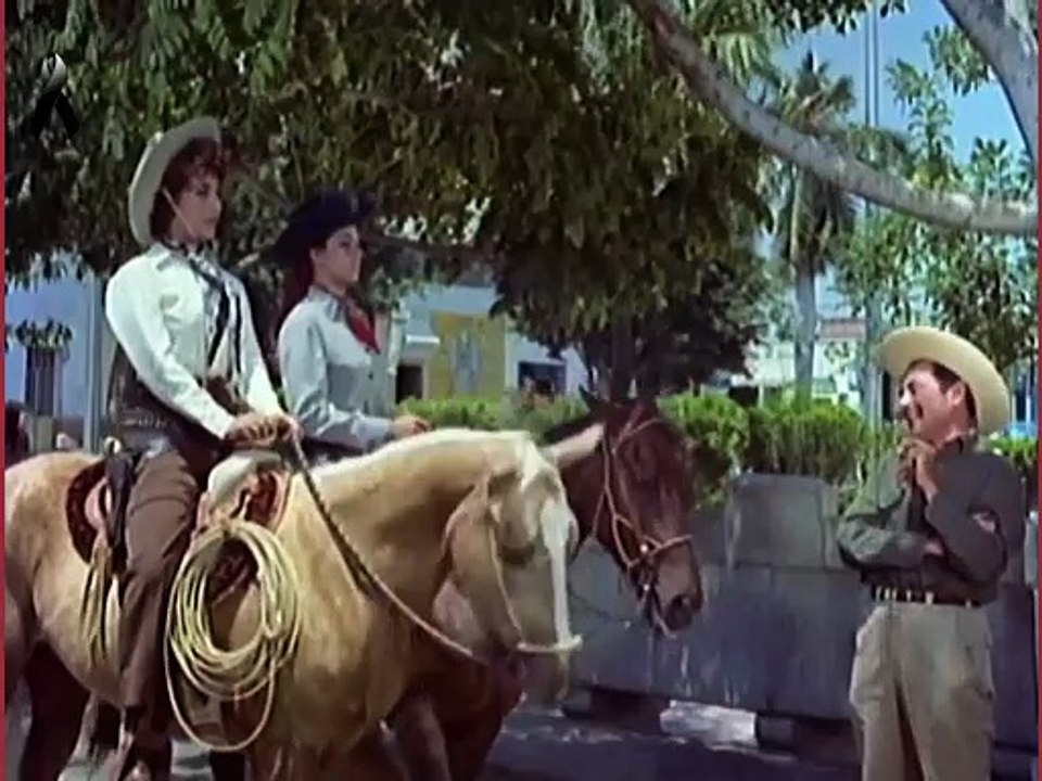 Dos gallos y dos gallinas (1963) Miguel Aceves Mejias, Marco Antonio Muñiz, Maria Duval y Rosalia Navarro.