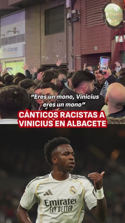 Cánticos racistas a Vinicius en la previa del partido de Copa ante el Albacete