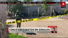 Nueva jornada violenta en Sinaloa deja cinco personas asesinadas
