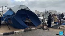 Gaza : les camps affectés par des conditions climatiques difficiles