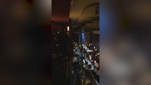 Una bengala desata el pánico en un restaurante de Madrid: pudo acabar en tragedia