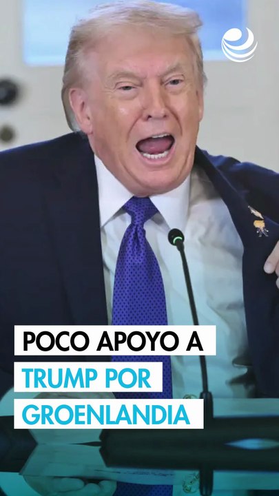 Sólo 1 de cada 5 estadounidenses apoya a Trump en la anexión de Groenlandia