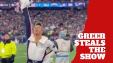 Patriots’ male cheerleader Jeremy Greer goes viral with his victory dance