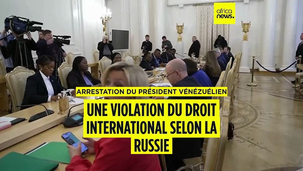 Capture du président vénézuélien : la Russie évoque une "violation flagrante du droit international"