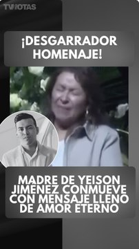 Madre de Yeison Jiménez conmueve con mensaje de amor eterno ¡Desgarrador homenaje!