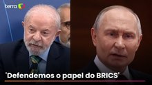 Lula conversa com Putin sobre situação da Venezuela após ataque dos EUA: 'Defendemos papel do BRICS'