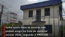 Saiba quais itens as escolas não podem exigir na lista de material escolar 2026, segundo o PROCON