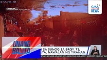 Isa, sugatan sa sunog sa Brgy. 73; nasa 7 pamilya, nawalan ng tirahan | Unang Balita