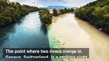 When Two Rivers Refuse to Mix, the Result Looks Unreal