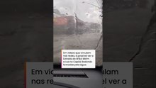 Chuva deixa São Paulo em estado de alerta e ruas alagadas #shorts