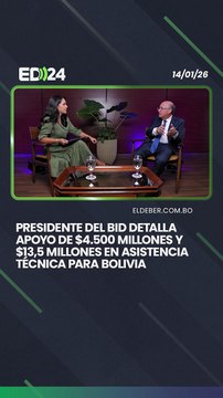El presidente del Banco Interamericano de Desarrollo (BID), Ilan Goldfajn, informó que Bolivia recibirá un financiamiento de 4.500 millones de dólares para proyectos de inversión, además de 13,5 millones de dólares en recursos no reembolsables destinados