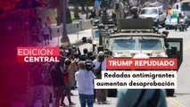 Desaprobación de Trump sube al 57% por redadas antimigrantes y muertes bajo custodia