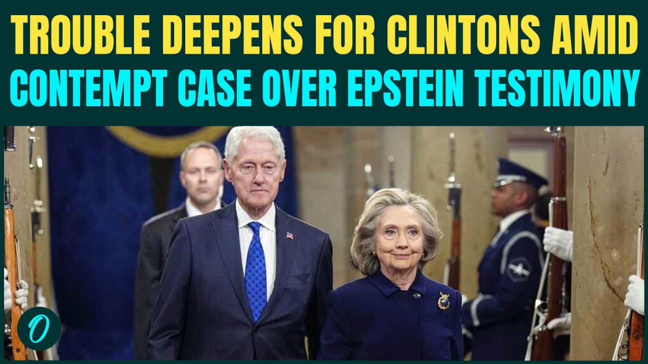 U.S. BREAKING: Clintons to Face Contempt of Congress After Failing to Appear for Epstein Testimony