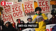 Students protest against ICE outside Minnesota State Capitol
