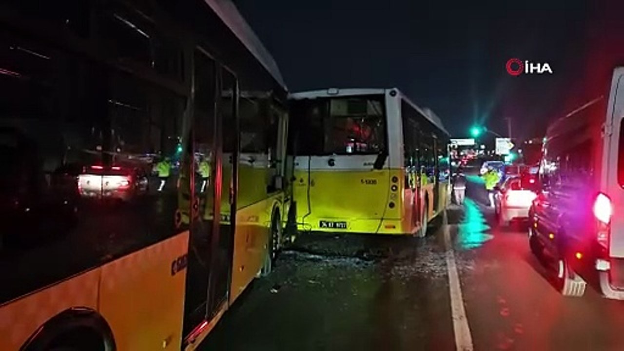 İETT artık otobüsleri üçer üçer çarpıştırıyor